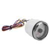 52mm Water Level Gauge 0‑190 Ohm  7 Colors Backlight Pointer IP67 Waterproof Liquid Tank Meter for Car Boats 9‑32VWhite