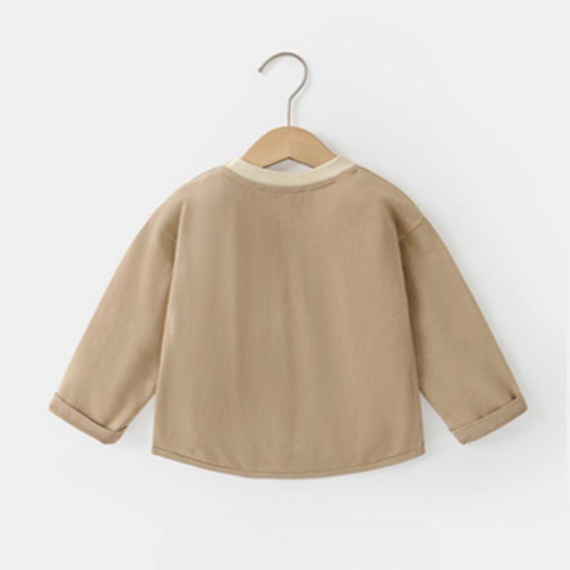 Frühling und Herbst Neues Kinder Freizeit Allround Langarm Basis T-Shirt
