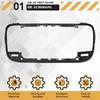 AUTO Trument Panel Trim Cover For VW Beetle 2012- 5C1858069G Dashboard Center Air AC Vent Frame Chrome Bracket Car Access
