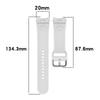 Click Easy To Fit Sport Band For Samsung Galaxy Watch 7 4 44mm/5 Pro 45mm/6 Classic 47mm 43mm/FE 40mm Silicone Strap Accessories