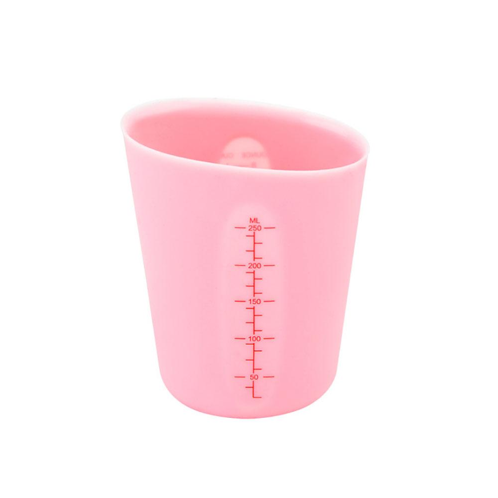 250/500ML Silicone Measuring Cup Double Scale Soft Measuring Cup Milk Cup Baking Tools Handmade DIY Measuring Cup