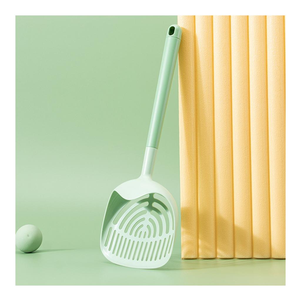 Long-handled Cat Litter Scoop Fine Hole Cat Poop Shovel Large Plastic Cat Litter