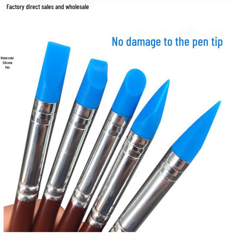 5-Piece Silicone Clay Sculpting & Modeling Pen Set for Soft Clay and Nail Art