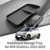 For BYD Seagull 2026-2026 Dashboard Storage Tray Display Screen Rear Storage Box Tray Organizer Car Interior Accessories