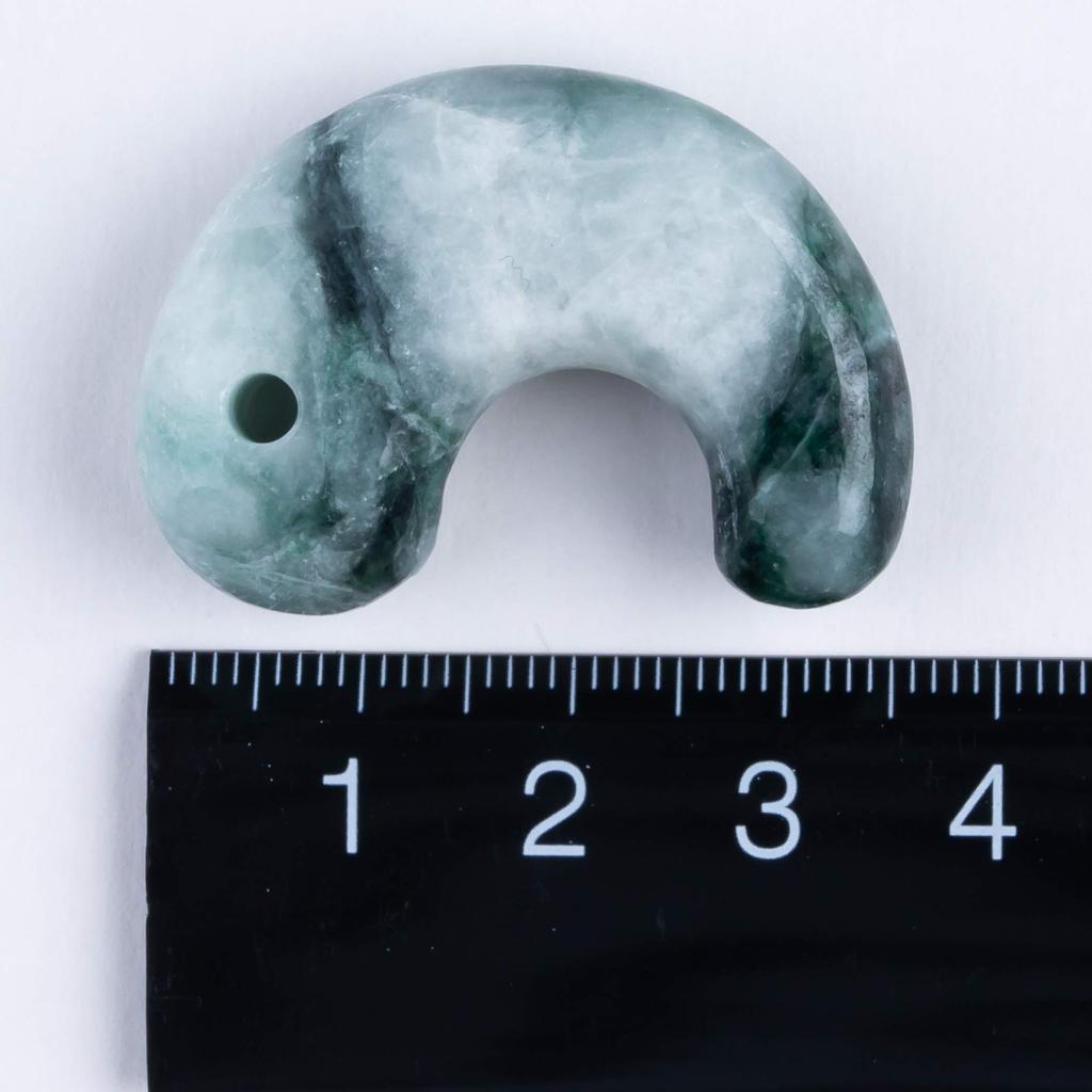 Itoigawa Natural Medium Japanese National Jomon Power Stone Jadeite Workshop Special Paulownia Wood Quality Guarantee MT0619 Jadeite, Size, Green,