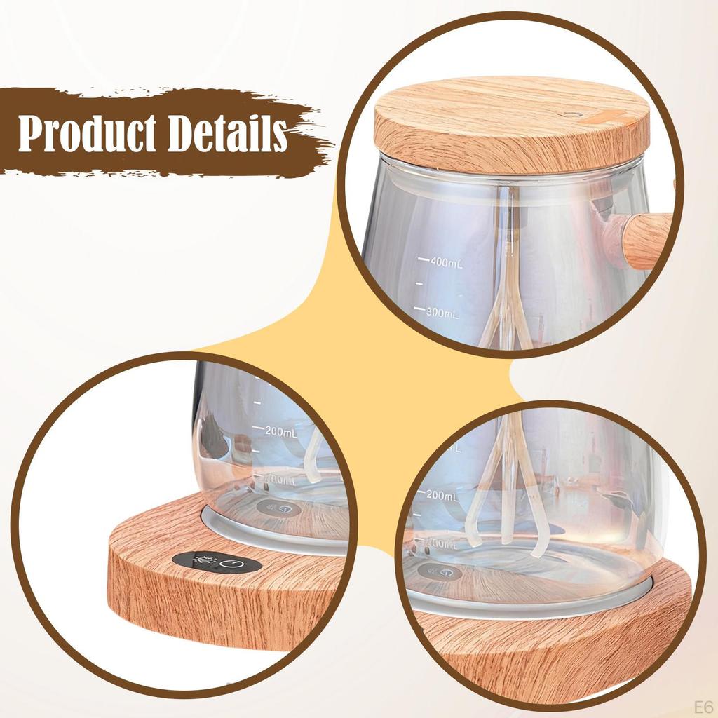 Automatic Stirring Cup Auto Powerful Heating Pad High Speed Electric Mixing Mug Self