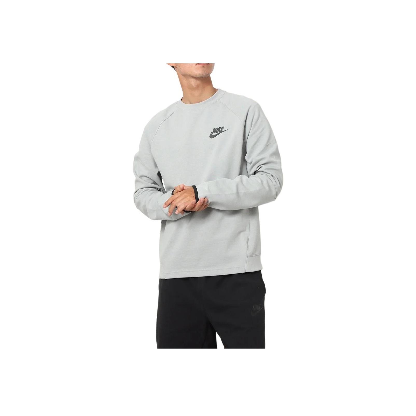 

Nike Logo Color Block Loose Fit Crew Neck Long Sleeve Sweatshirt Men sweatshirt Gray DD5258-077 XL