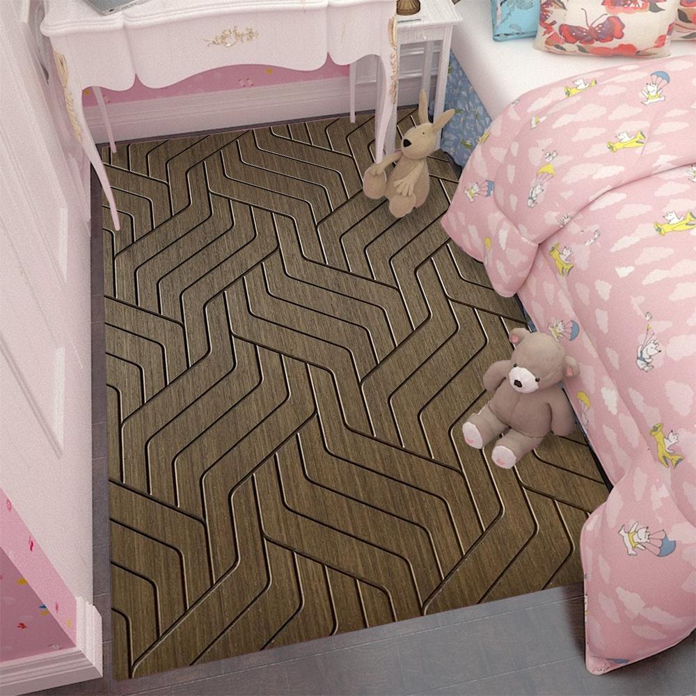 Simple Pattern Carpet Decoration Room Home Outdoor Decor Racing Rug Non Slip Washable Game Style Floor Mat Exquisite Home Rug