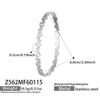 18k Gold-Plated Geometric Zirconia Enamel Bracelet Set