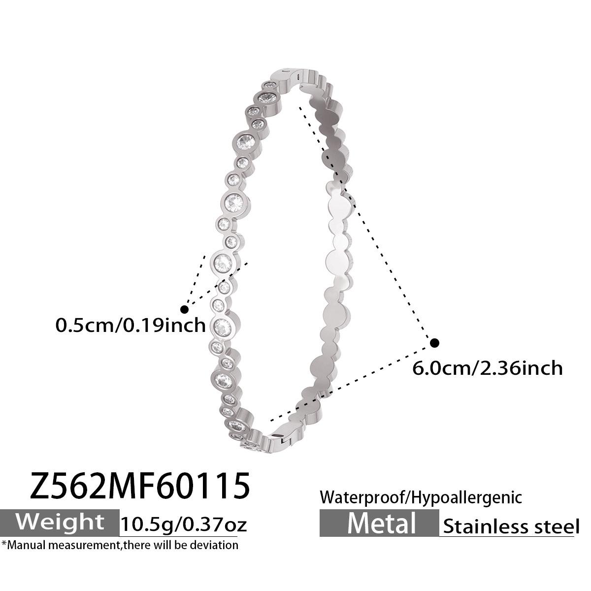 Набор браслетов из 18-каратного золота с геометрическими цирконами и эмалью