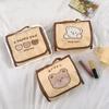 Portable Cute Girl Foldable Bear Portable Portable Portable Wash Bag Storage Bag Large Capacity Travel Makeup Bag Storage Bag