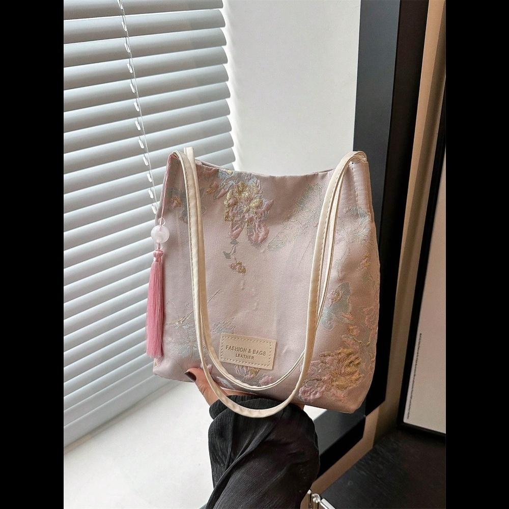 

Vintage Canvas Crossbody Bag, Retro Simple Shoulder Bag, Women s Casual Handbag & Tote Purse розовый