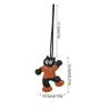 1PC Cartoon Shape Gift Bag Charm Bag Accessories Keychains Funny Ornament Mobile Phone Pendants Bag Pendants Cute Multicolor