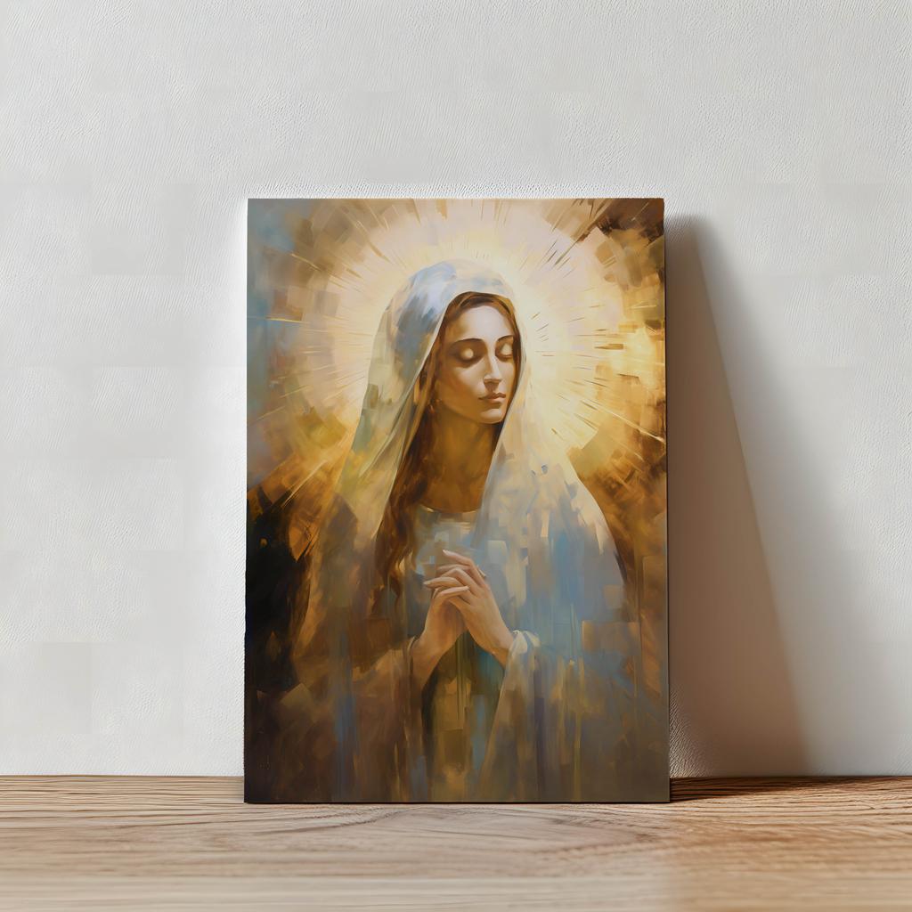 Poster Himmlische Gnade Poster Himmlische Gnade, 70X100 Cm, Ohne Rahmen, Premium-Leinwand auf Keilrahmen