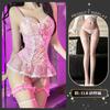 Erotic underwear sexy sweet and spicy dream royal girl pure desire sweet strap bow abstinence set