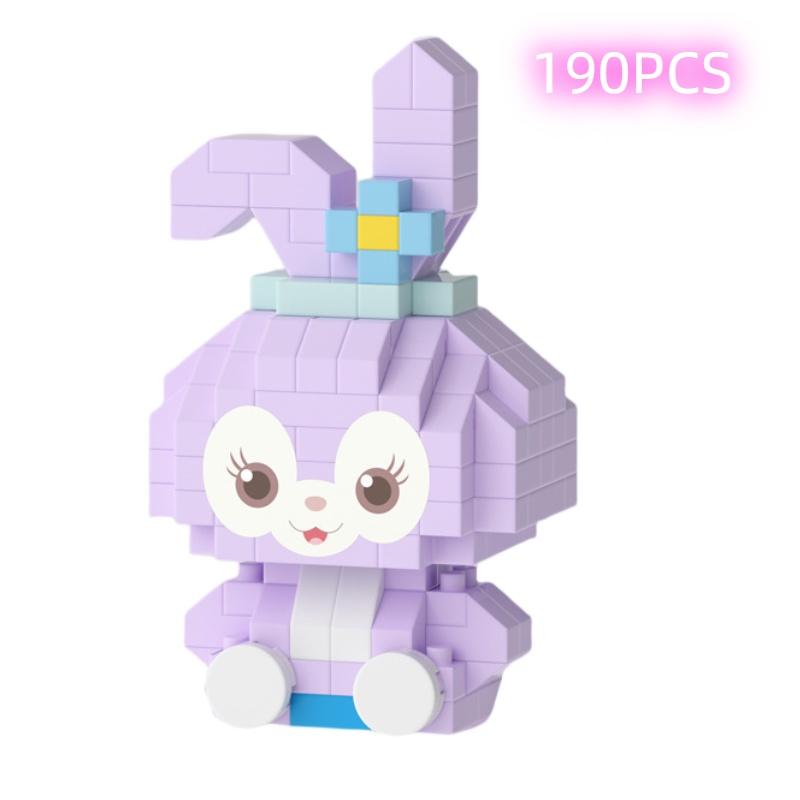 Lele Bruder Kompatibles Erdbeerbär Cartoon Niedliches Mini Baustein Set Für Mädchen 100-200 Teile