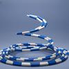 Glossy Hard Bead Bamboo Joint Jump Rope with Adjustable Length for Special Use and Pattern Jumping