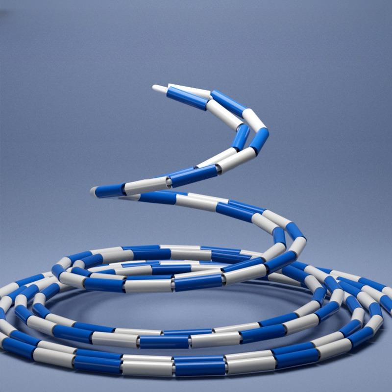 Glossy Hard Bead Bamboo Joint Jump Rope with Adjustable Length for Special Use and Pattern Jumping
