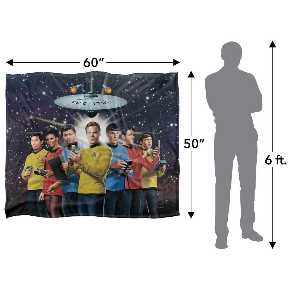 Star Trek Original Silky Crew Supersoft Blanket