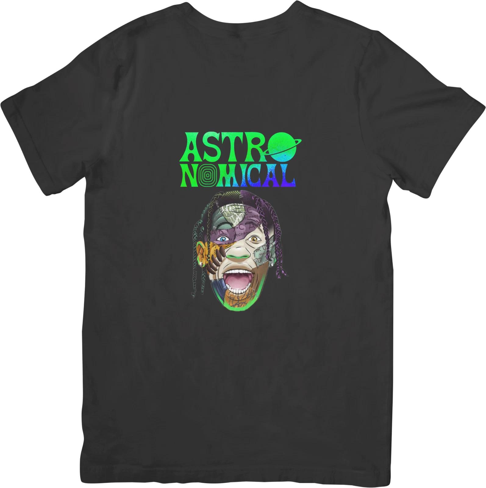 

Astro Nomical Rappers Music Fit for Men & Women Quality Cotton T-Shirt Black 2XL