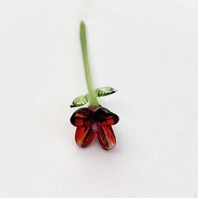 Mini Artificial Flower Glass Decoration Wedding Thanksgiving Valentine's Day Office