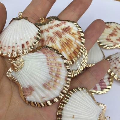Anhänger mit Jakobsmuschel-Muschel im maritimen Stil für kreative Bastelgeschenke zum Selbermachen – perfektes Schmuck- und Halsketten-Accessoire für Strand- und Meeresliebhaber
