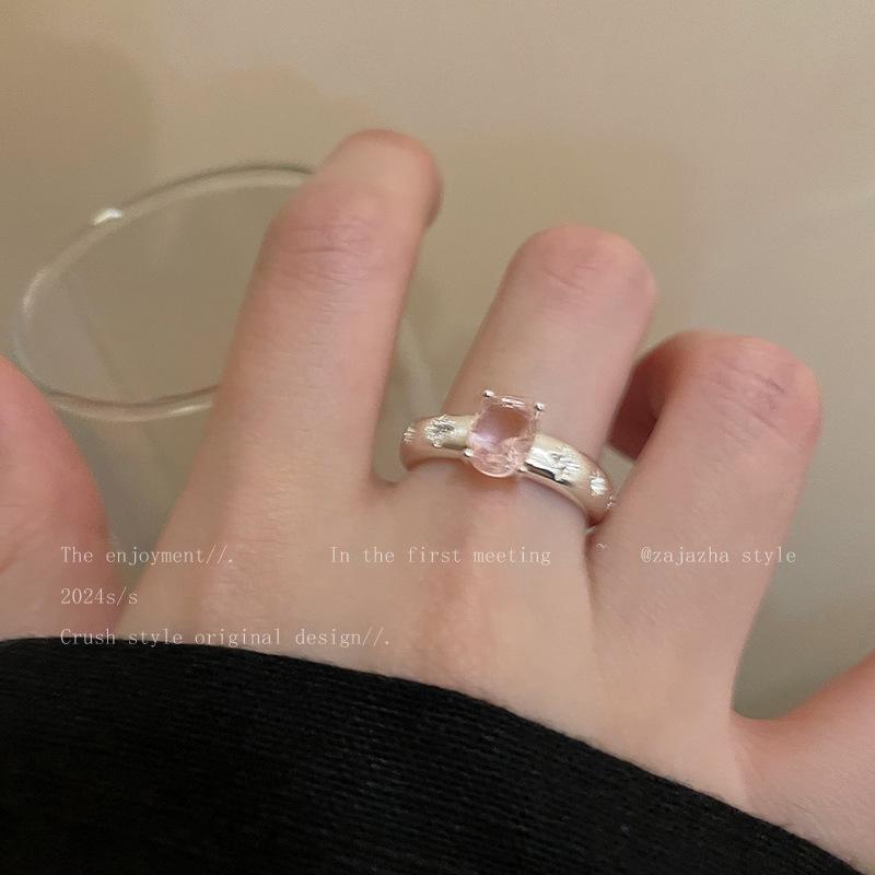 Korean-Style Niche Design Women's Adjustable Index Finger Ring: Chic, Versatile, and High-End for a Cold, Distinctive Look