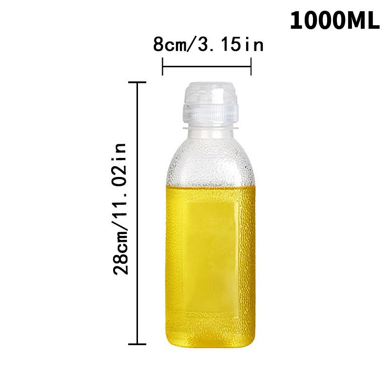 1000Ml Squeeze Seasoning Bottles Multifunction Sauce Oil Bottle Screaming Oil Control Bottle High Temperature