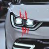 Sporty Car Exterior Trim 2Pcs Claw Mark Decals for Cars, Headlight Sticker, Stripes Waterproof Sticker Scratch Decal Sports Cars SUV Pickup