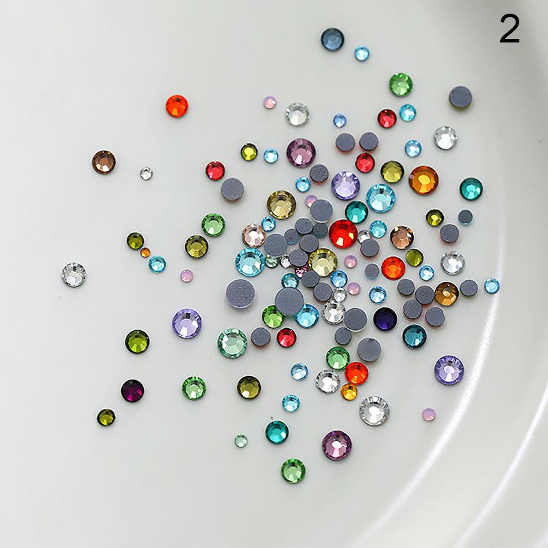 

1440 Pieces Mixed Nail Colored Diamond Decoration Stereoscopic Nail Accessories Nail Painting Nail Salon Diy Nail Art 2