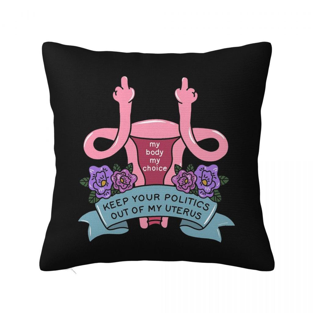 See Ya Later Ovulator Hysterectomy Uterus Square Pillowcase Cushion Cover Pillow Case Throw Pillow Cover for Home Sofa