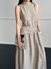 Summer New Korean Old Money Style Sleeveless Vest Dress Women's High-end Vacation Style