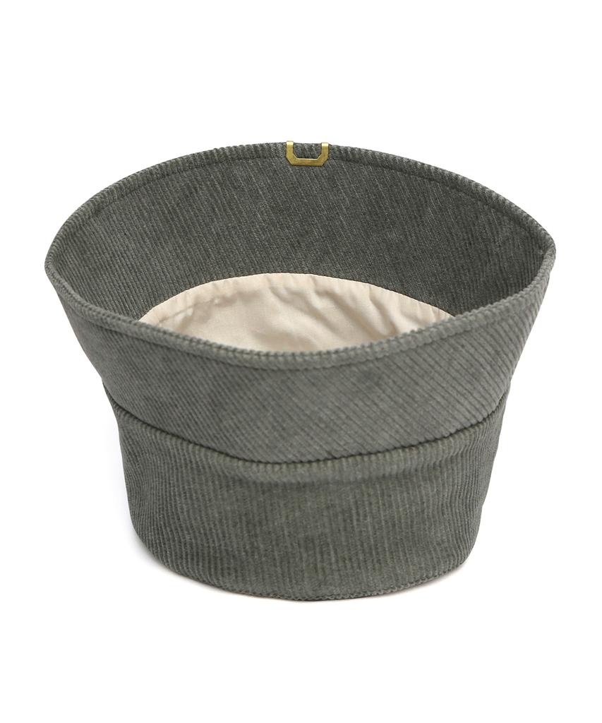Eondeokeonteulolseutyudio Corduroy Short-Brimmed Bucket Hat Plain Bucket / Pigment Cd / C Olive