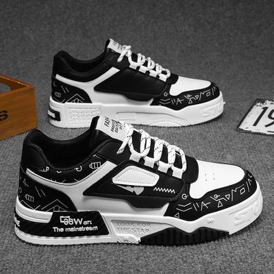 Herrenschuhe Outdoor Casual Sneaker Mode Schnürschuhe Leder Laufschuhe Low Top Atmungsaktiv Tennisschuh Designer Plateauschuhe