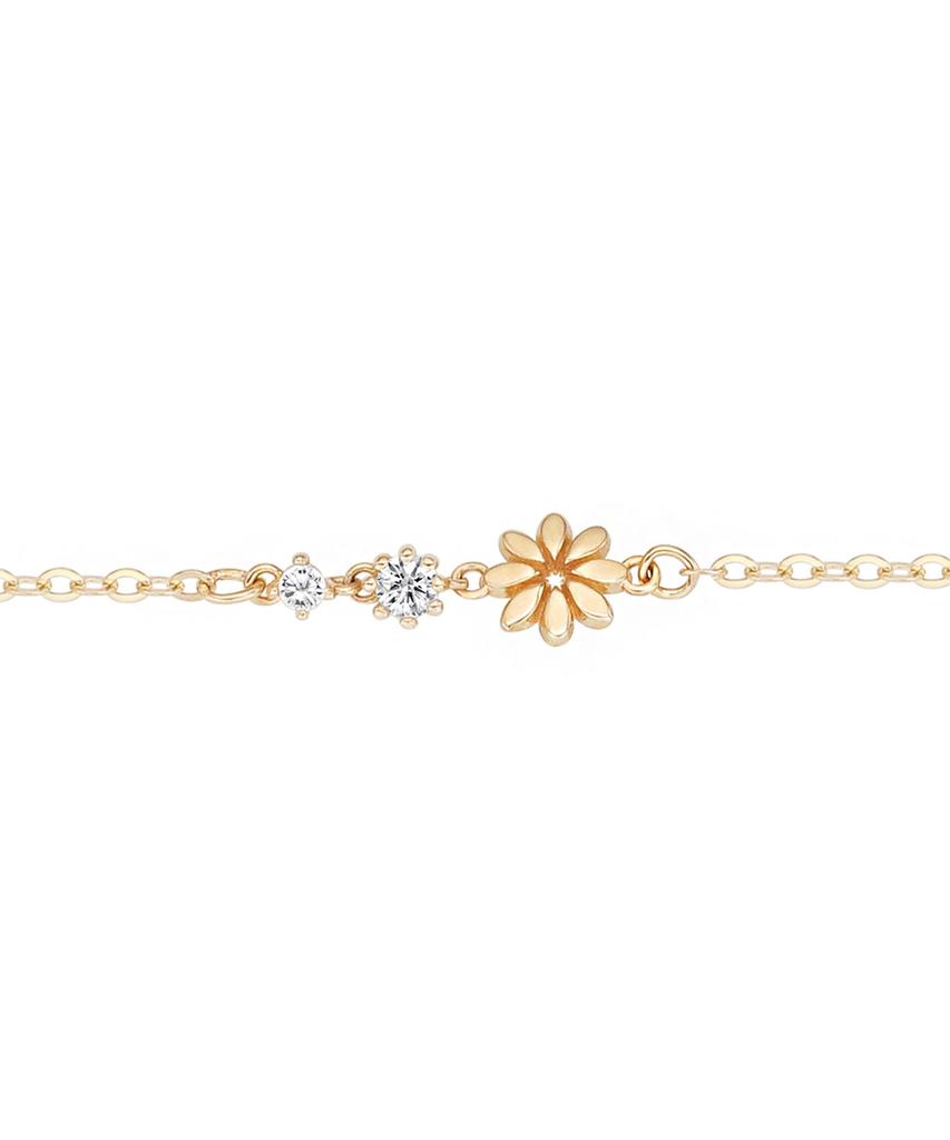 Lloyd Flat Daisy 10K Gold Bracelet Lwt25024T