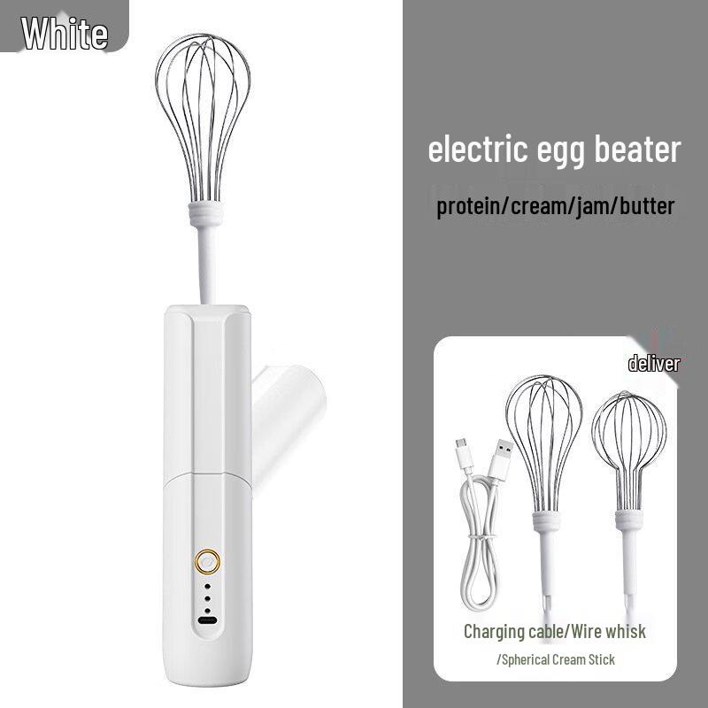 

ZISIZ Rechargeable Handheld Electric Whisk