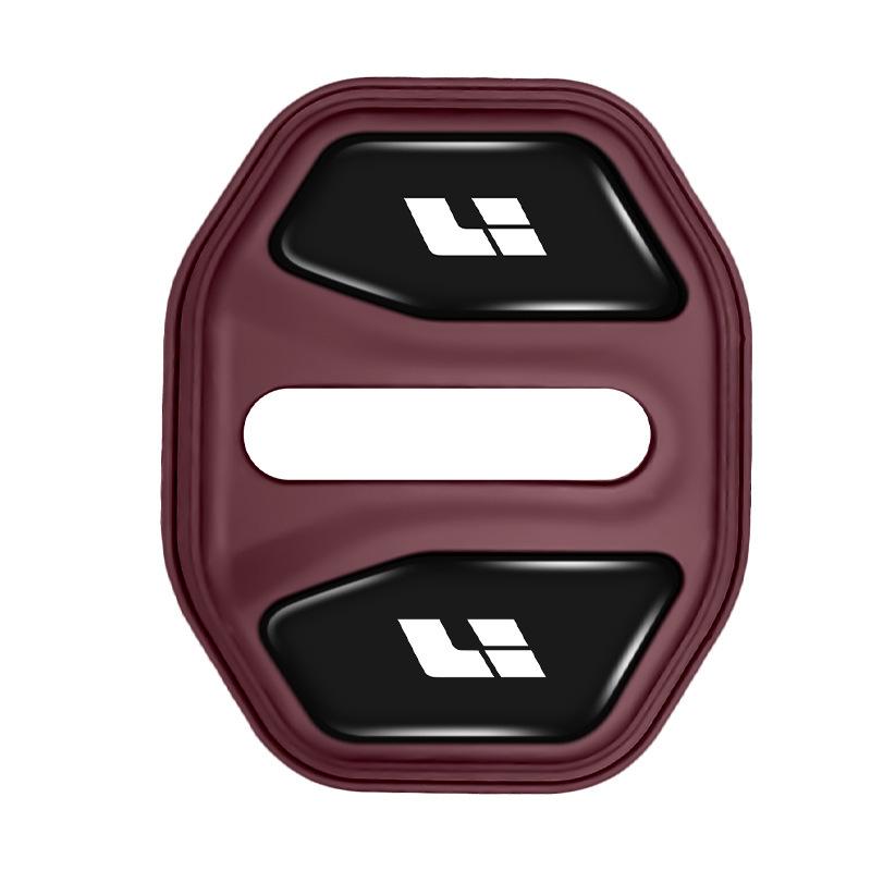 Ideal One Door Lock Buckle Cover: Silicone Shock-Absorbing Protector & Decoration.