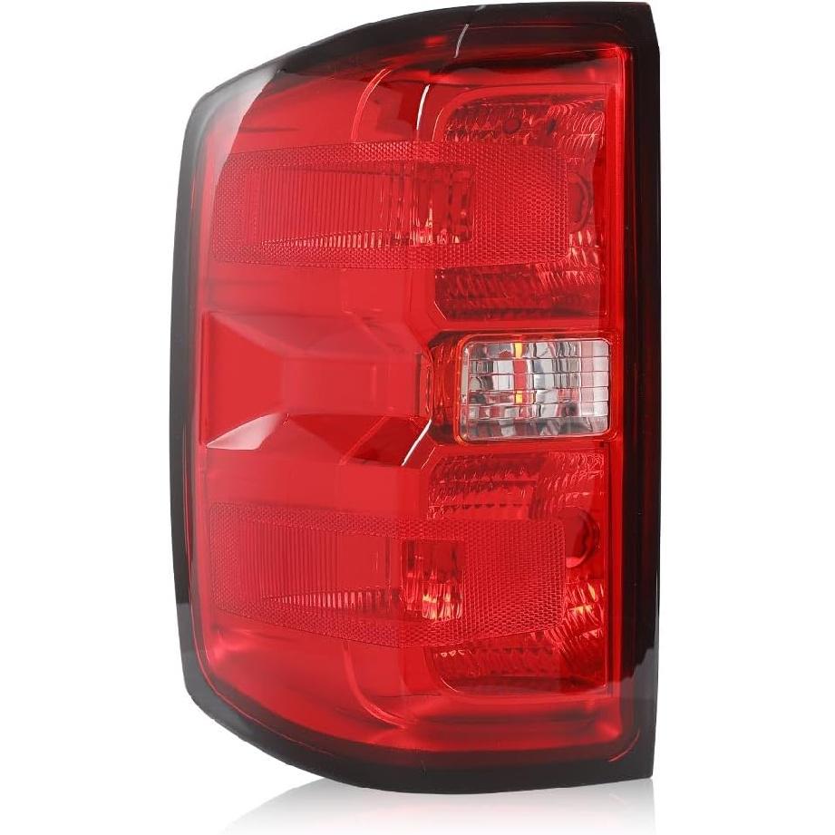 Rear Tail Lights Assembly Red Lens Left Driver Side Compatible With Chevy Silverado 1500 2014-2018/Fit Chevy Silverado 1500 Limited 2019