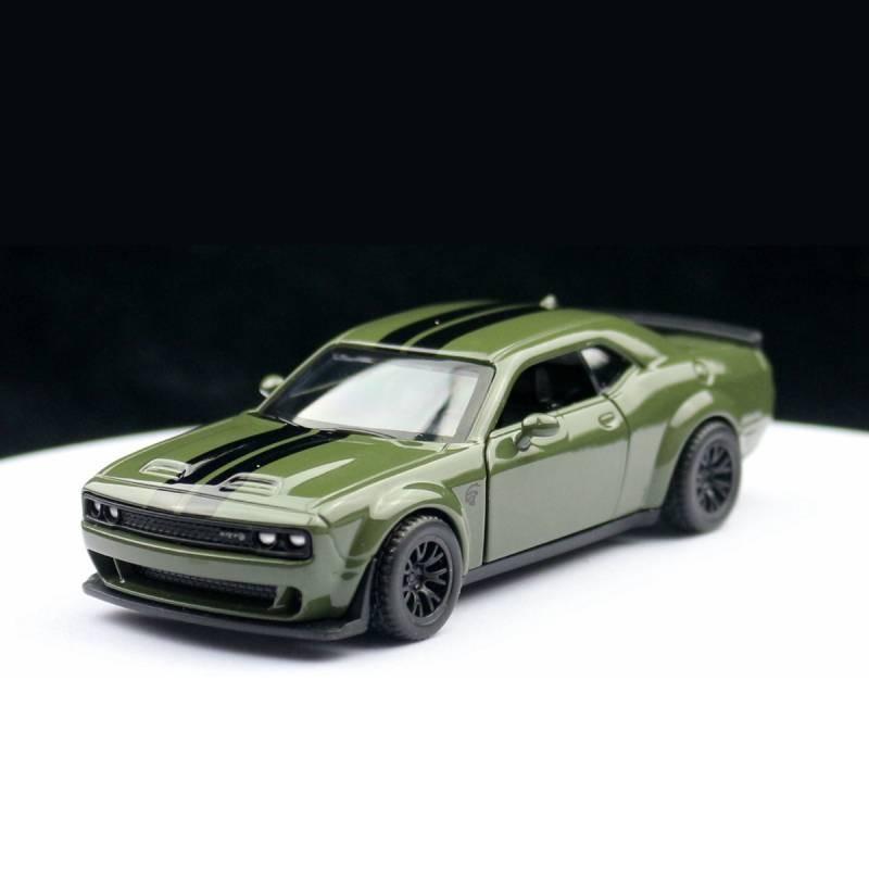 Simulation Challenger Alloy Srt Hellcat Sports Car Model Toy For Display