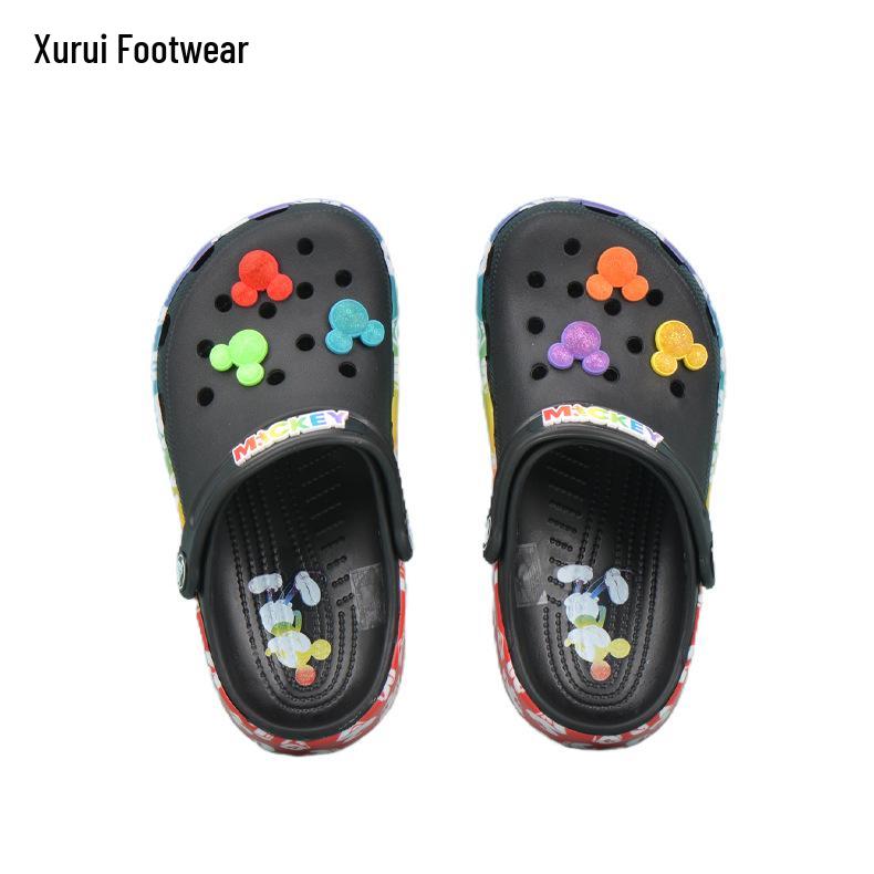 Mickey Mouse Kids' Clog Sandals: Non-Slip, Wear-Resistant Beach Shoes for Boys, Girls, & Toddlers