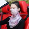 Mulberry silk veil silk mask neck protection integrated summer mask thin face covering scarf shawl women