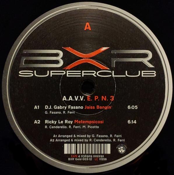 

12inch Record A.A.V.V. E. P. N. 3 BXRGOLD003 BXR Gold 2001 Germany Dance Electronica Used