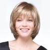 Women Fashion Blonde High Temperature Fiber Ladies Short Straight Hair Wig Hairpiece Wig Natural Hair