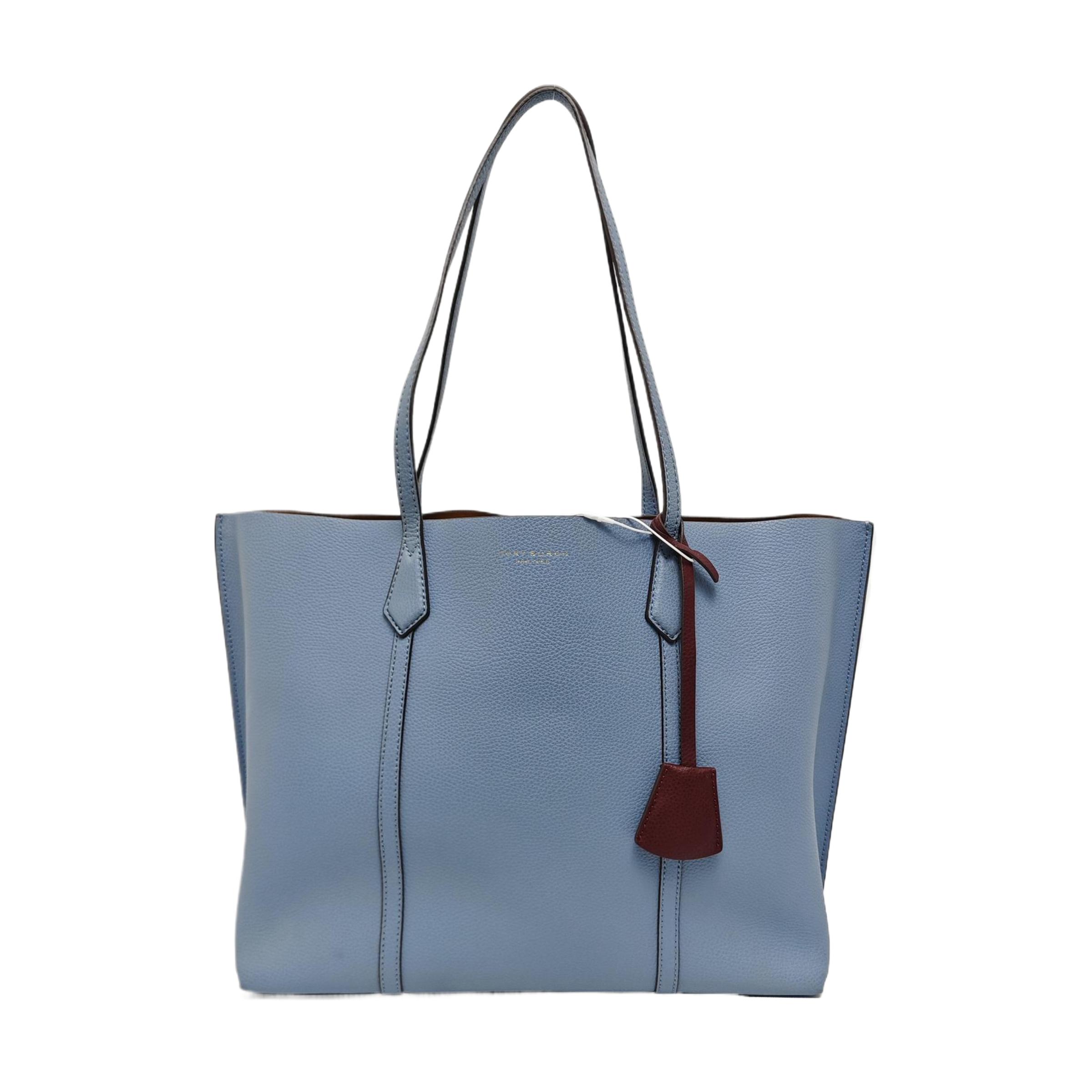 [Pre-Owned] Perry Solid Design Leather Tote Bag - Excellent #1M3A03Y ONE SIZE
