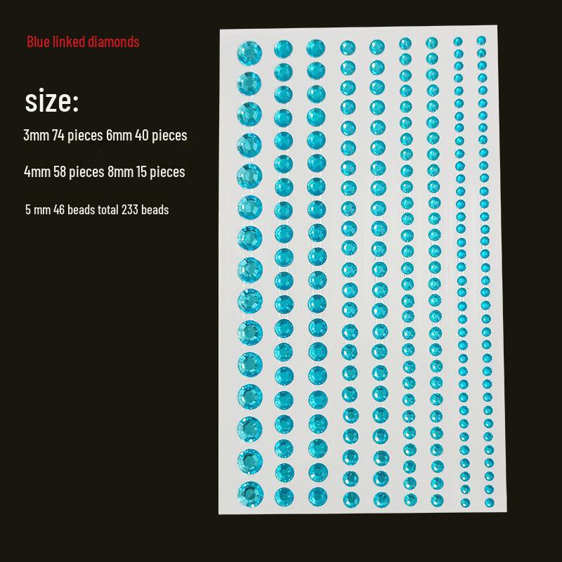 Lateinamerikanischer Tanz Strass Kopfschmuck für Ballroom Wettbewerb - Selbstklebendes Hochsteckfrisur Accessoire