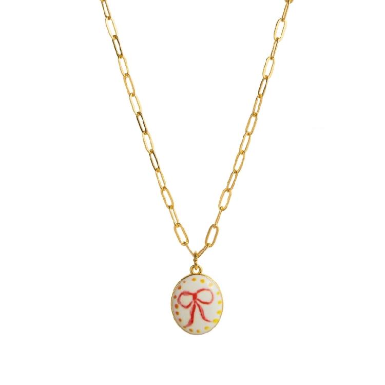 Floral Charm Necklace Adjustable Plant Series Collarbone Chain Flower Pendant Neckchain Daily Accessory Gift