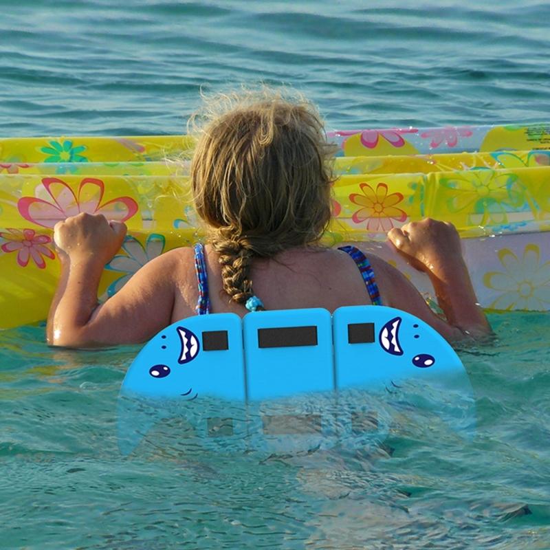 Children Swimming Sports Back Float Wearable Fish Fin Shaped Float Swimming Trainer for Kids Child Pool Swim