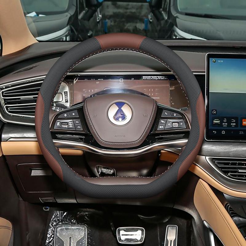 Denza D9 Lenkradabdeckung: Rutschfest, Geruchlos, Kein Nähen von Hand erforderlich, Für Männer und Frauen, Innenraum-Upgrade.