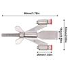 Stainless Steel Portable Door Lock Smooth Surface Safety Lock Portable Door Lock  Hotel