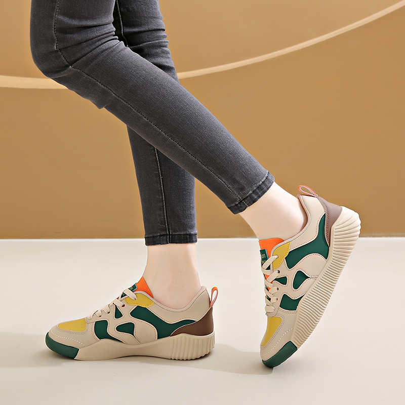 Fashion Ete Road Running Shoes For Women Bling Green High Boots Booty Shoes Sneakers Sport Aestthic Choes Basket Genuine Brand